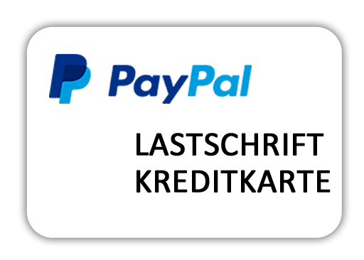 Zahlen mit PayPal Lastschrift oder Kreditkarte